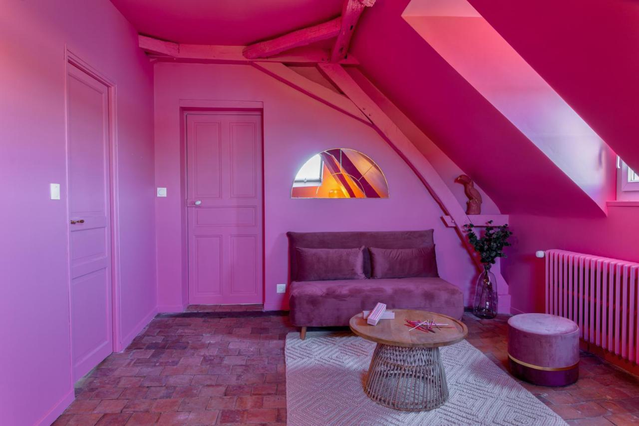 Casa Mila - Maison d'Hôtes raffinée vue sur Loire Saint-Mathurin  Exterior foto